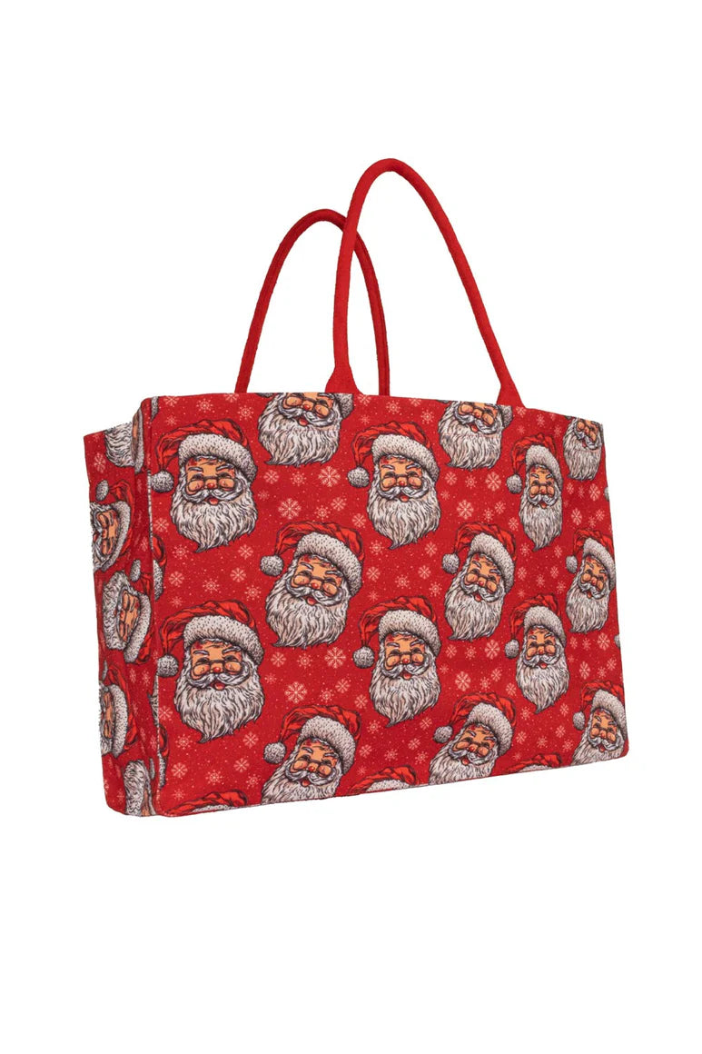 Simply Southern Holiday Santa Seaside Tote