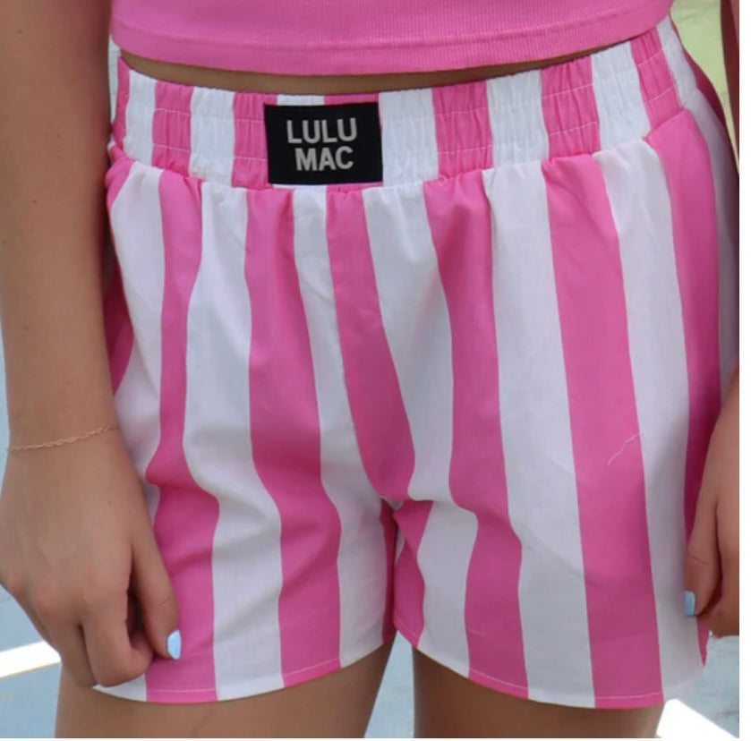 LULU MAC -BUBBLEGUM DARBY BOXER SHORT