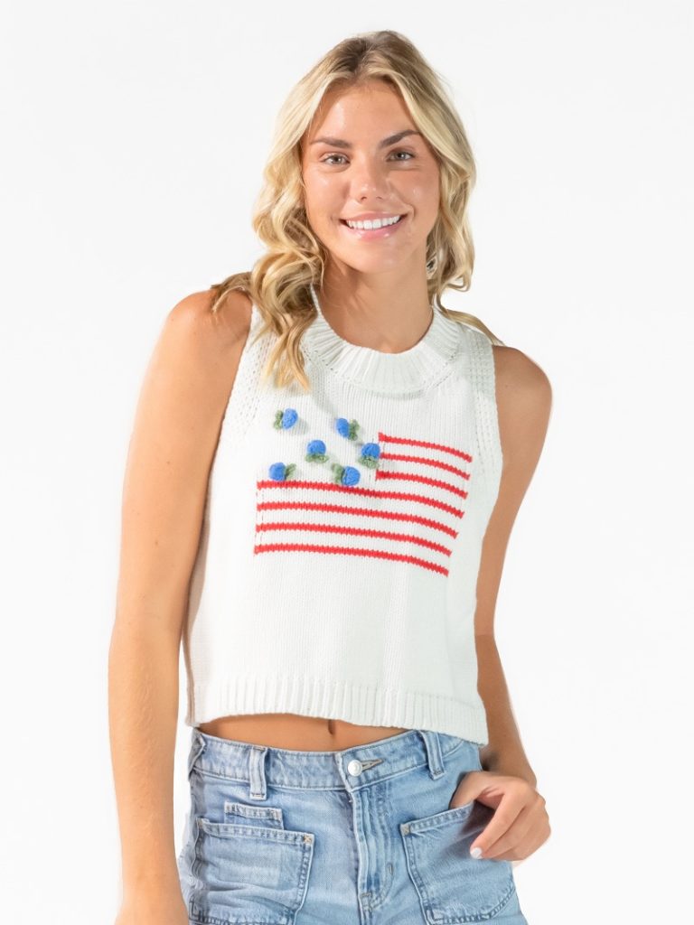 Simply Southern Flower Flag Tank