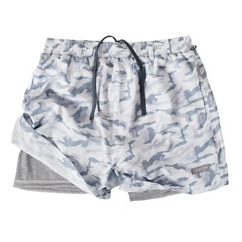 Fieldstone snow camo shorts