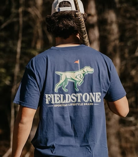 Youth Fieldstone Logo Pin T-Shirt