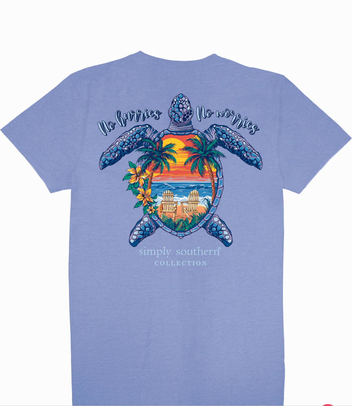 Simply Southern “no hurries, no worries” Short Sleeve Tshirt Youth