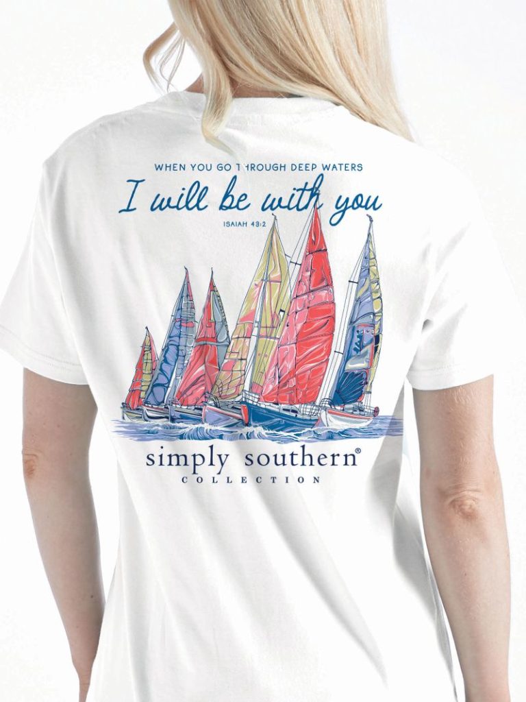 Simply Southern “water” Youth Short Sleeve Shirt