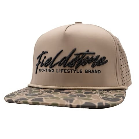 Fieldstone Backwoods Camo Bill Performance Hat