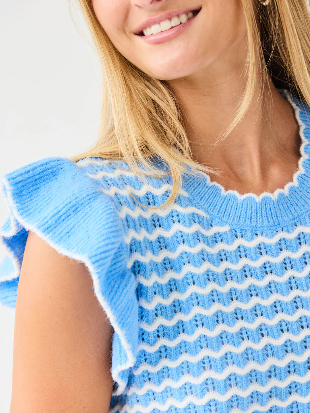 Oakley Sweater | Blue White