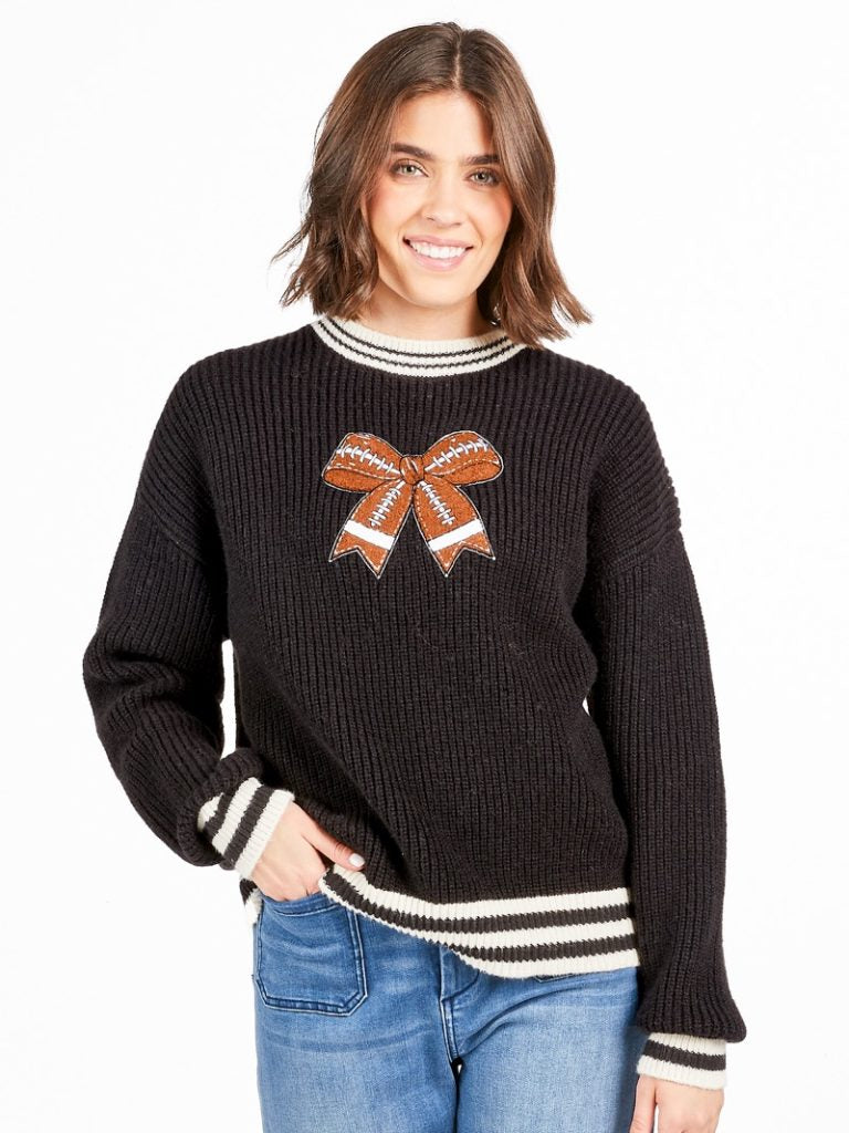 Simply Southern Harper football sweater