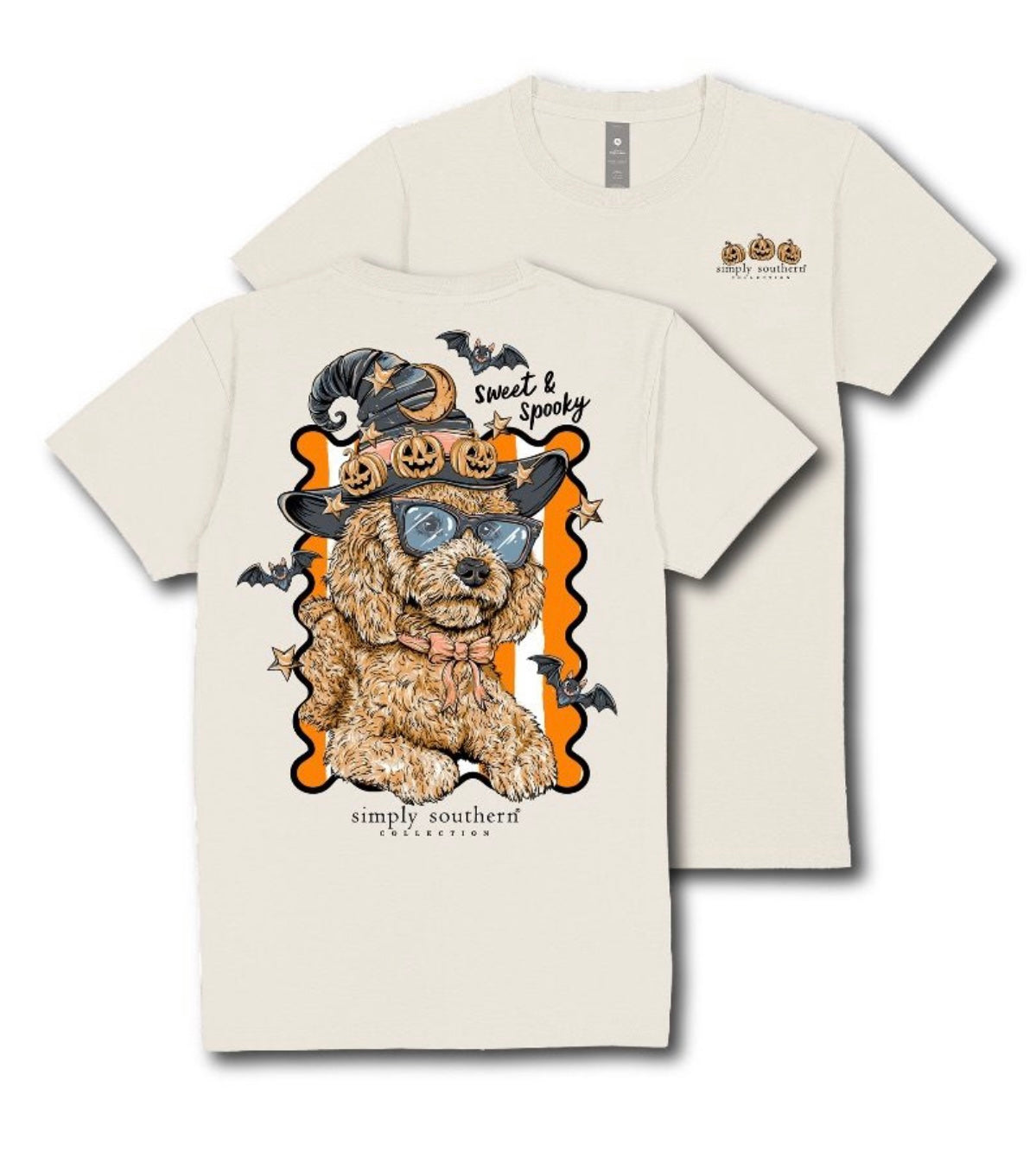 Simply Southern “sweet spooky” Youth Short Sleeve Shirt