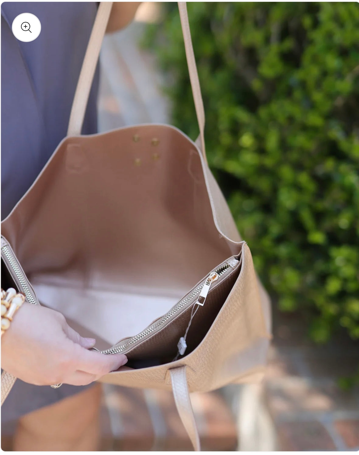 Heath Tote Bag | Woven Gold