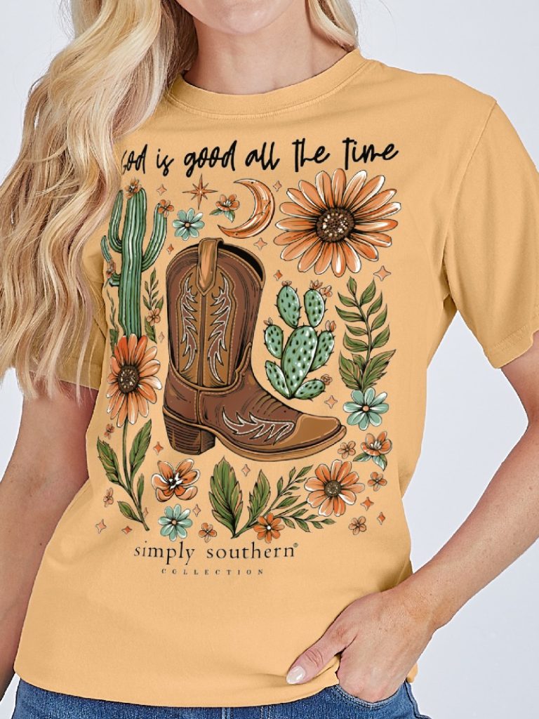 Simply Southern “time” Youth Short Sleeve Shirt