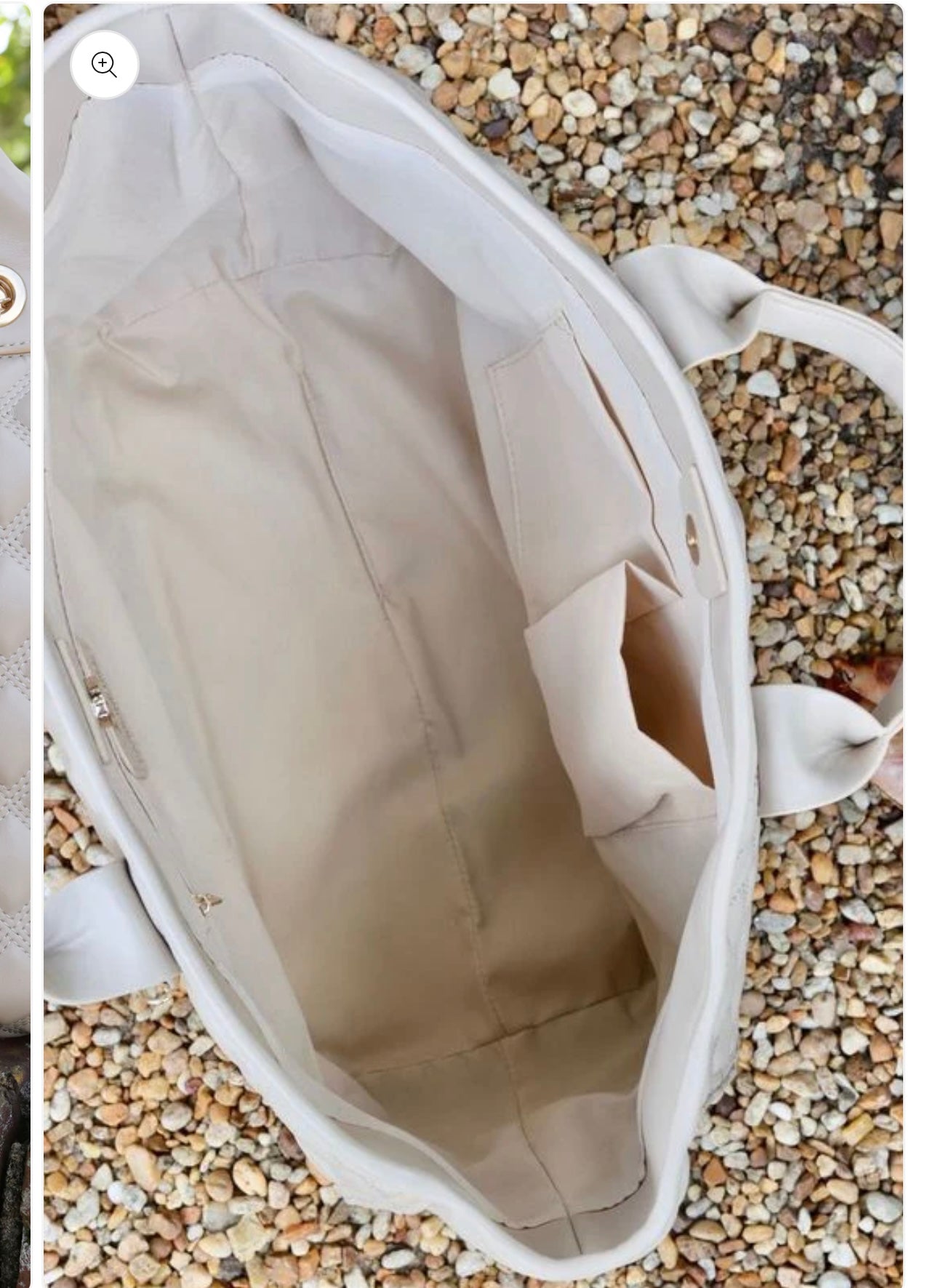 Melissa Tote Bag | nude Quilted