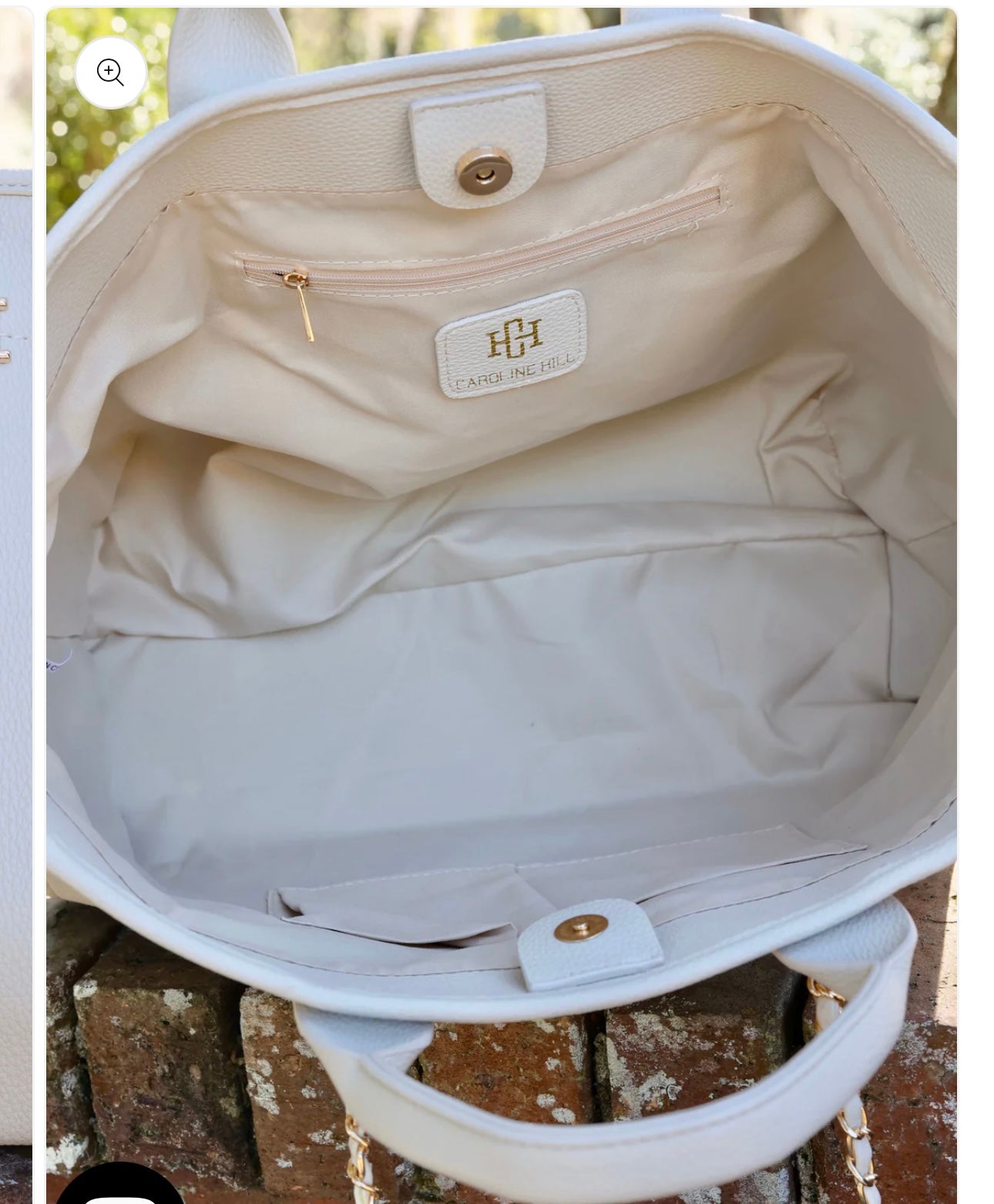 Caroline Hill - Melissa Tote Bag | Cream