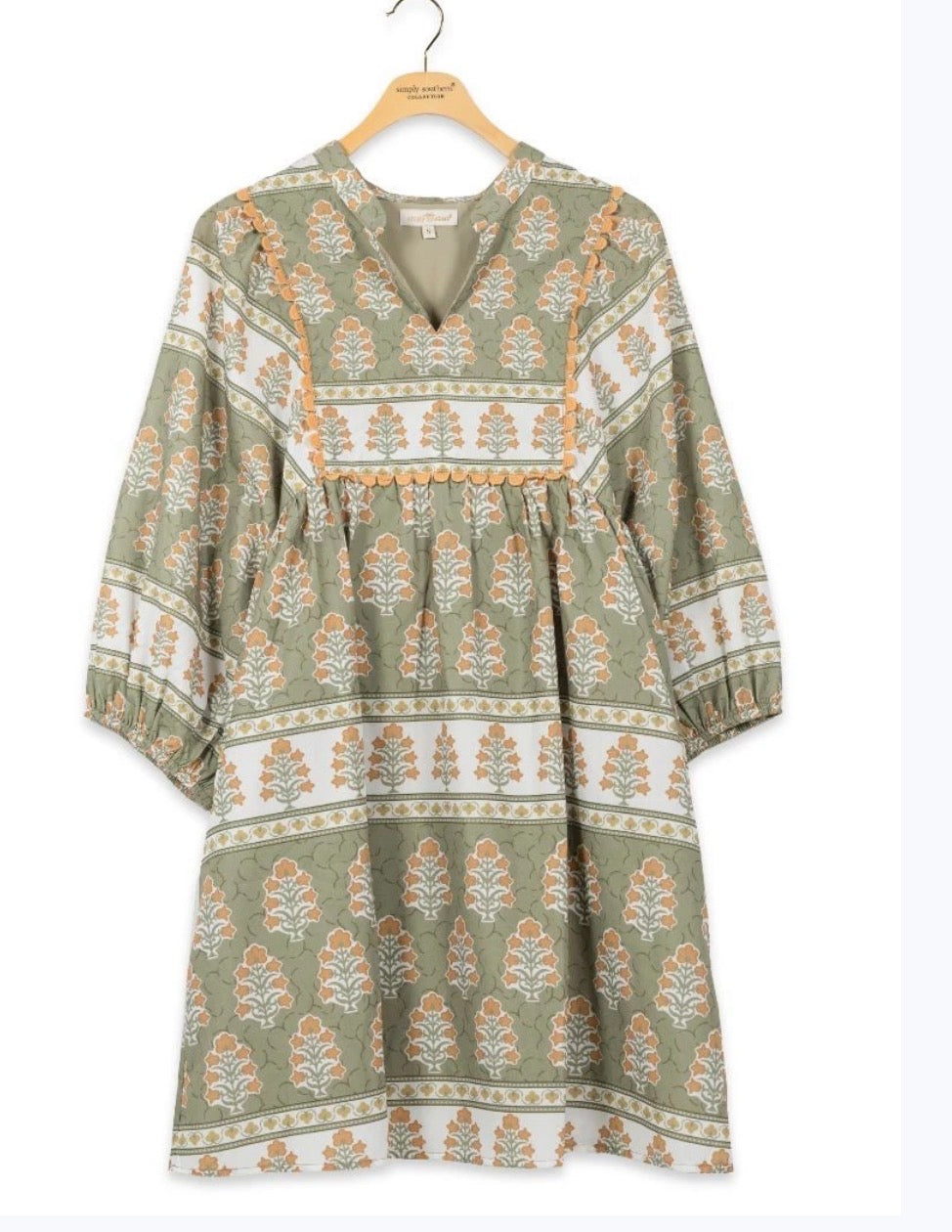 The Maeve Scallop Dress floral