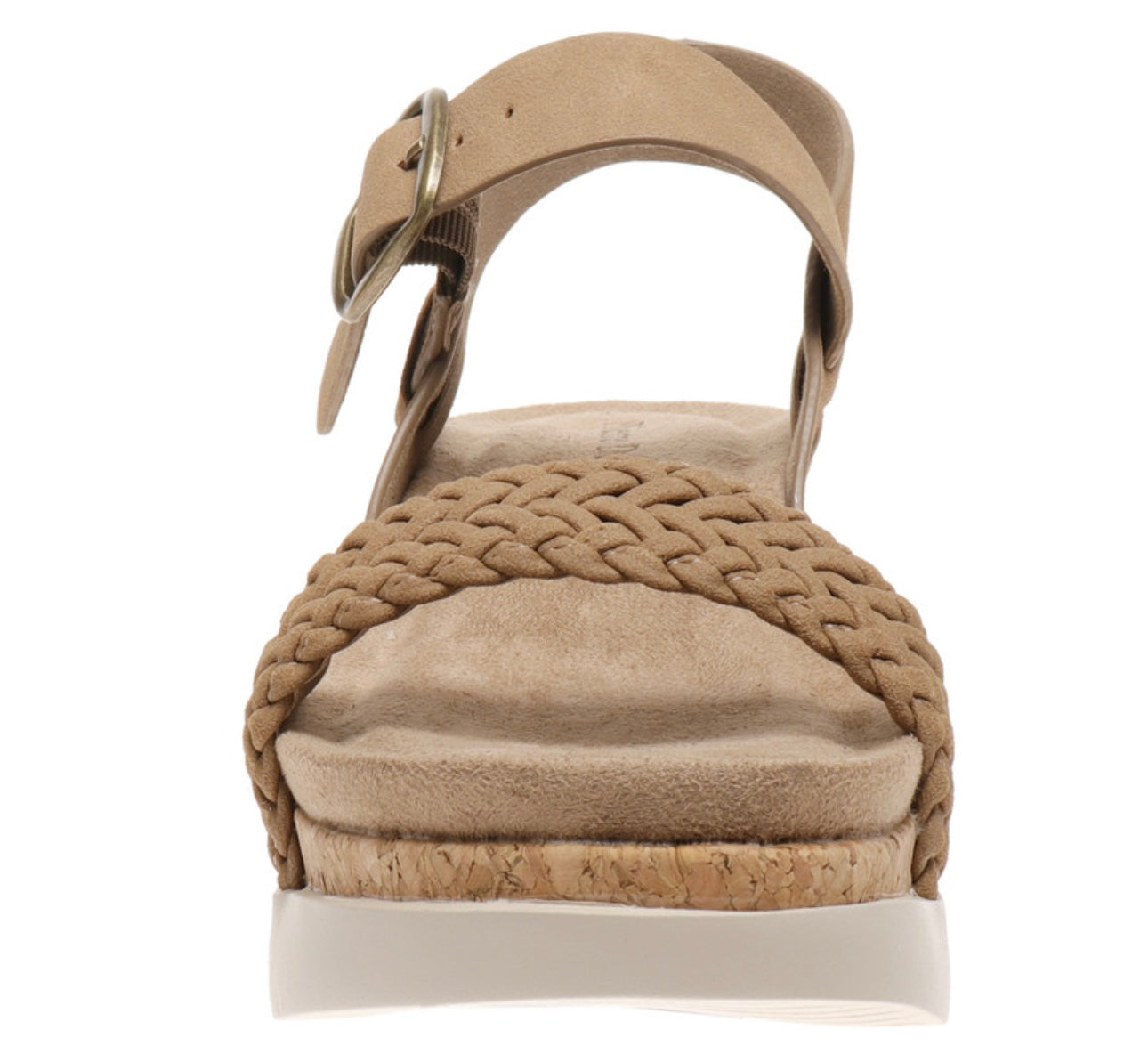 Pierre duma taupe platform wedges