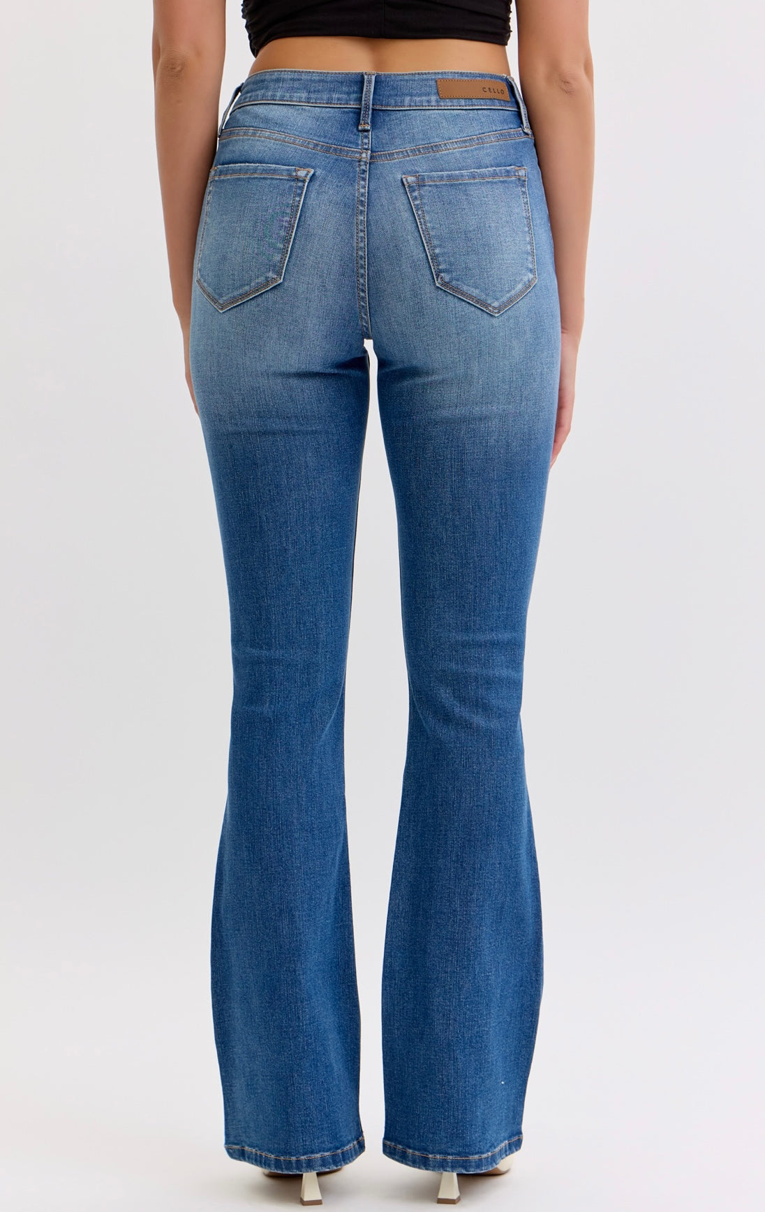Cello Mid Rise Boot Cut - Dark Denim