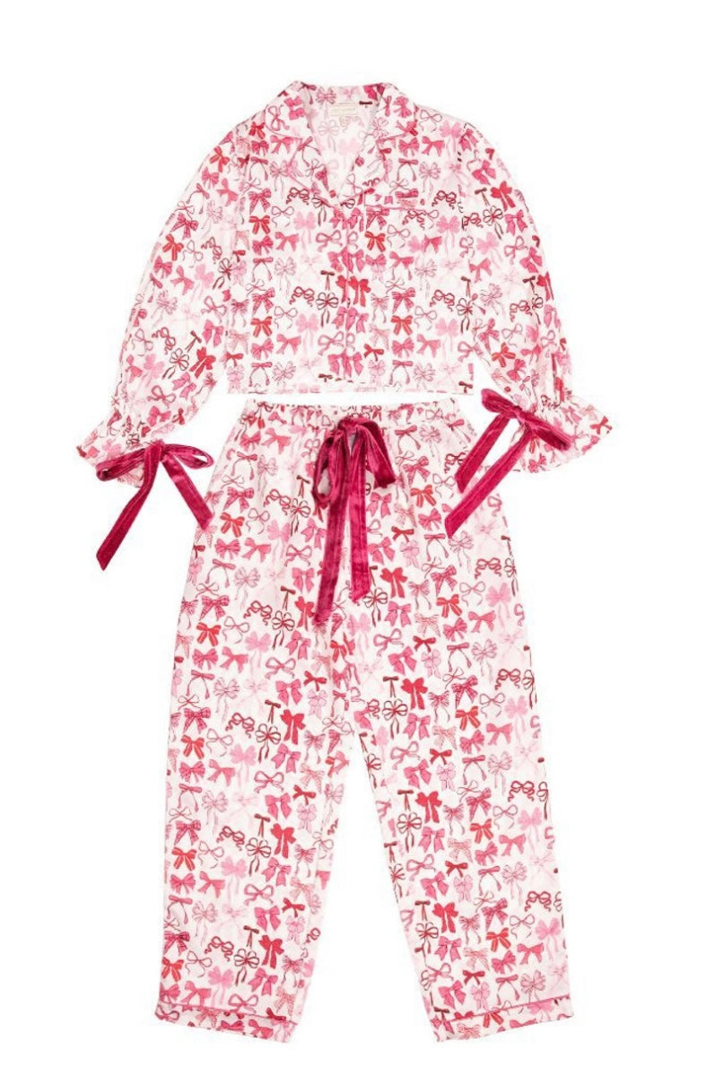 Simply Southern Bow Long Sleeve PJ Set