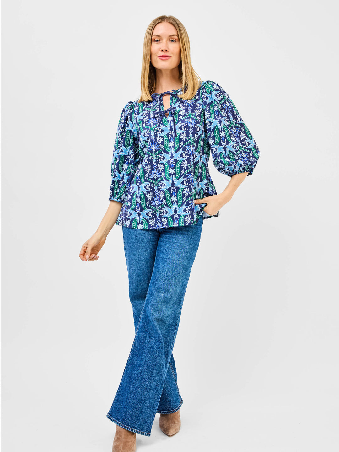 Ren Top | Navy Wings