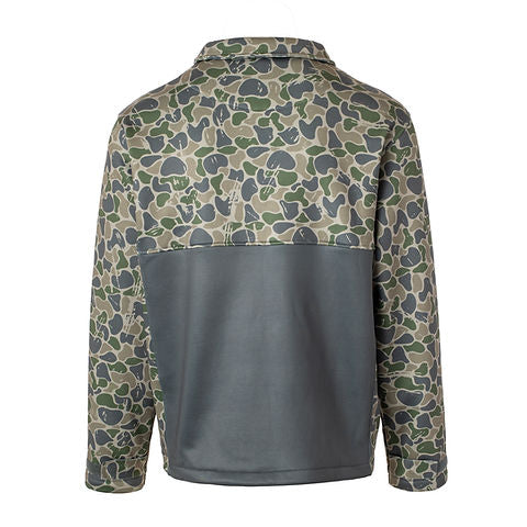 YOUTH Fieldstone Backwoods Camo 1/4 Zip Fleece