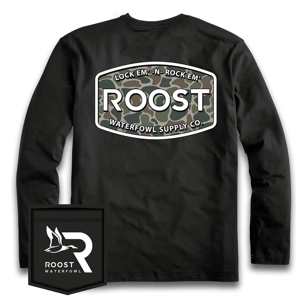 Toddler/Youth Roost “Camo Logo” Long-Sleeve
