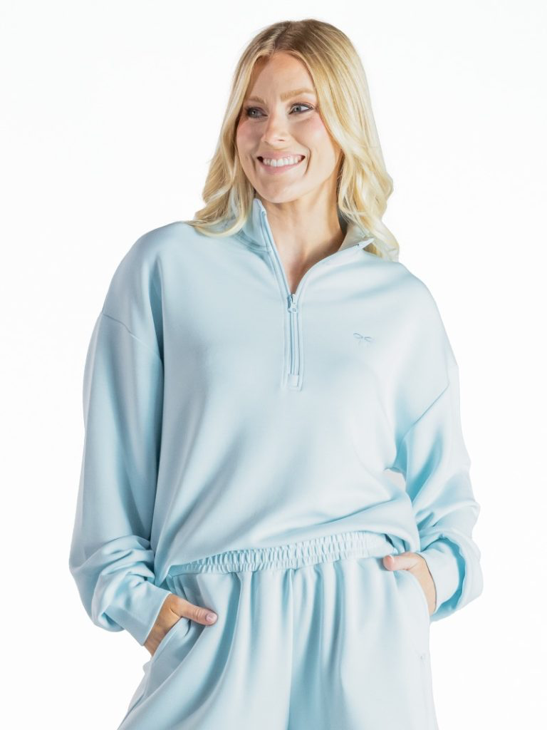 Simply Southern Scalloped Pull Over | Robin Egg