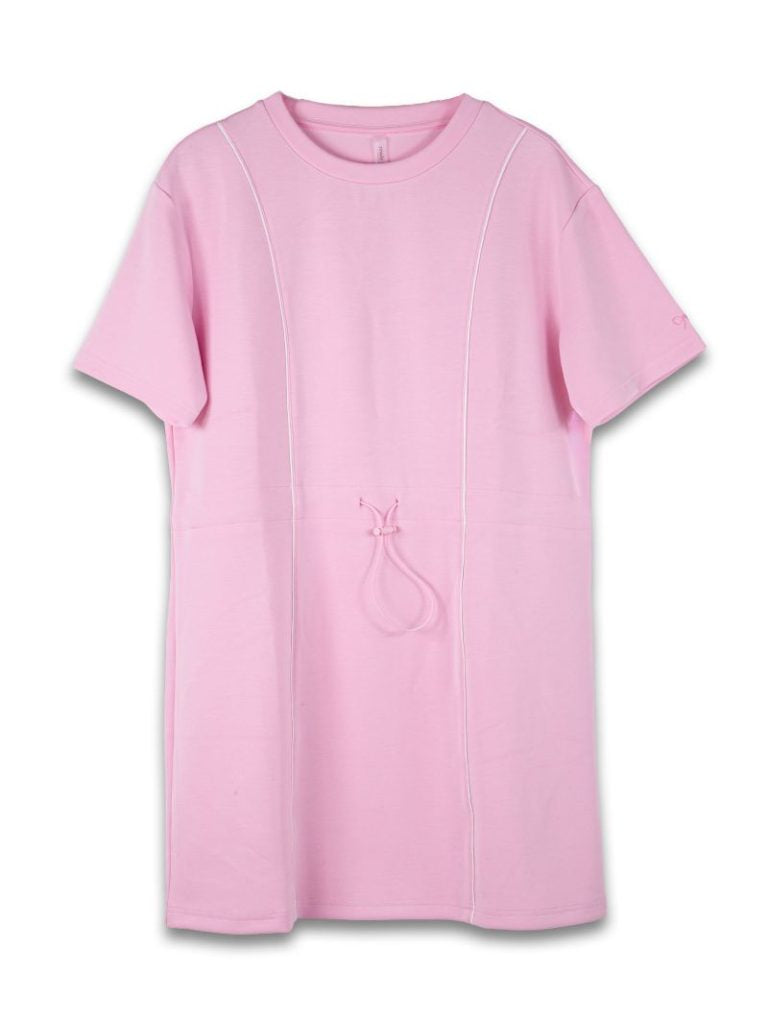 Short Sleeve Lounge Dress | Blush