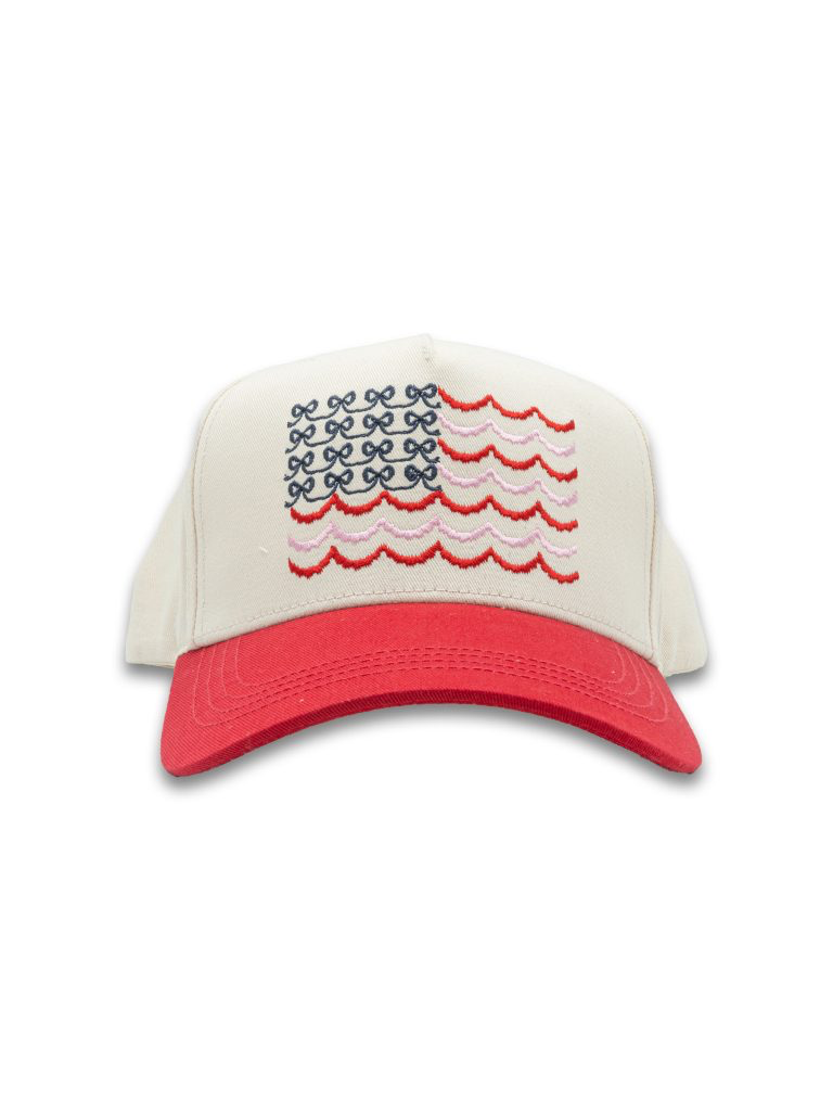 Simply Southern Flag Bows Hat