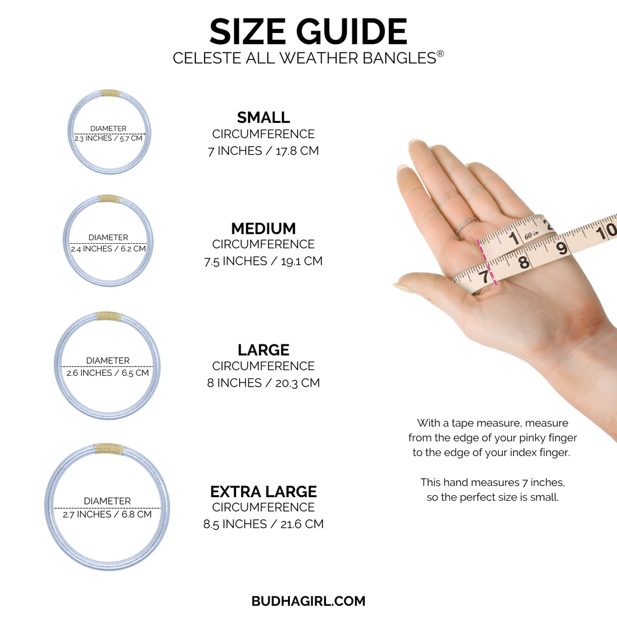 CELESTE ALL WEATHER BANGLES® (AWB®) - SET OF 6