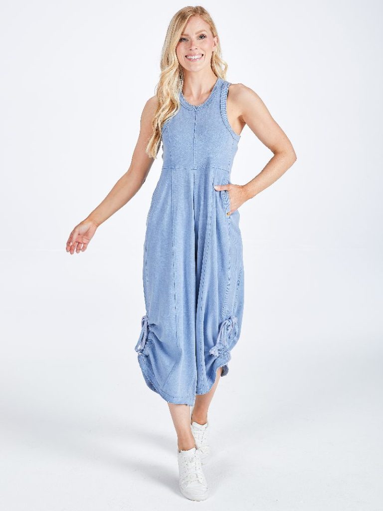 Simply Southern Vivian Jumpsuit - Blue