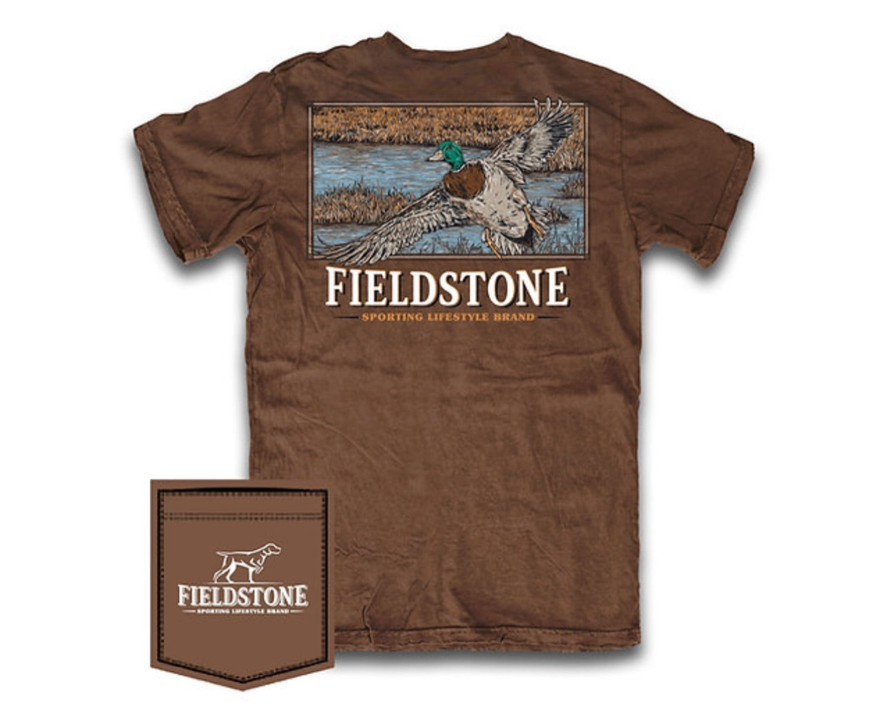Fieldstone duck landing Toddler Short Sleeve Pocket Tee