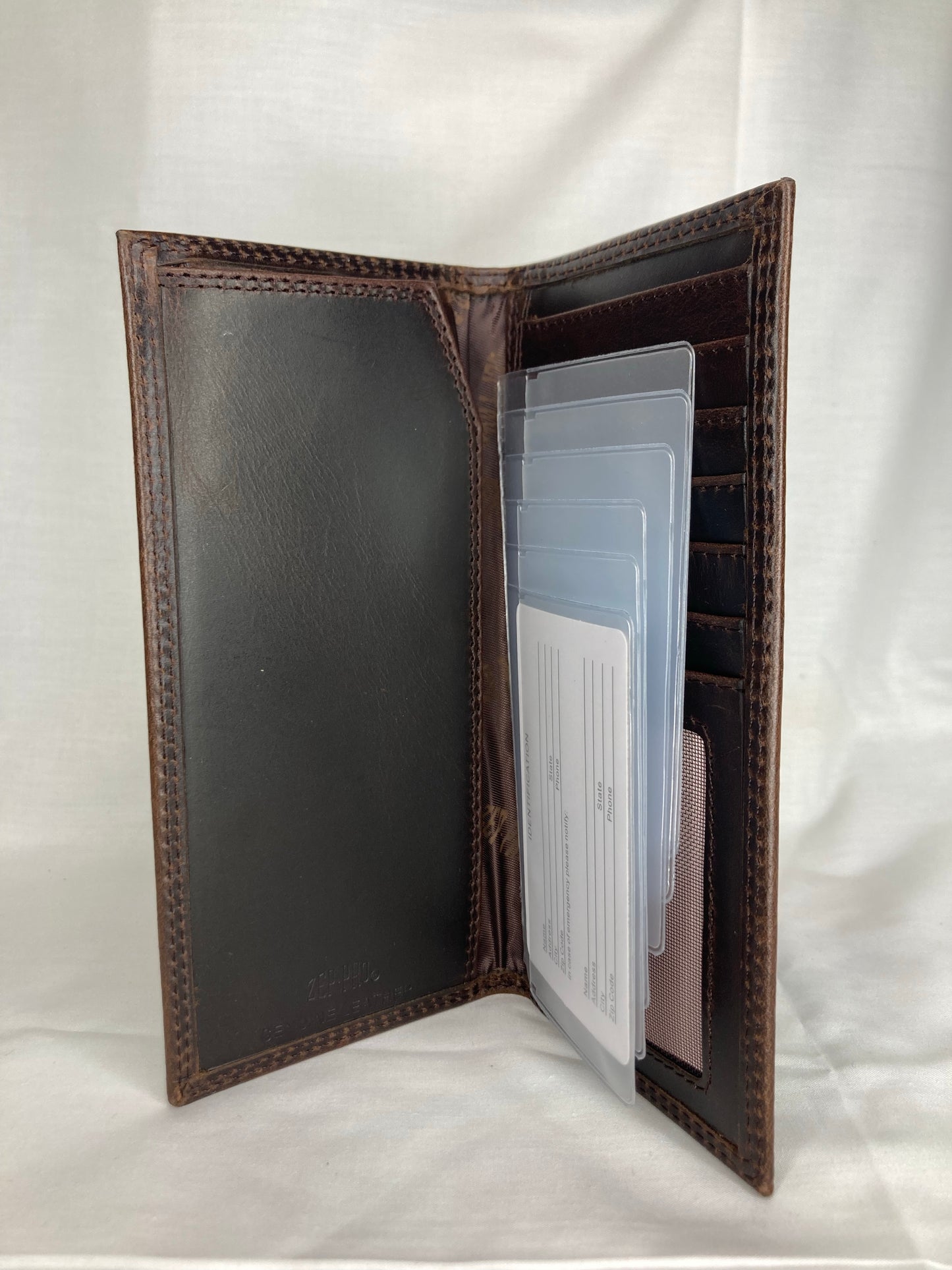 Zep-Pro Flying Duck Wrinkle Leather Bifold Wallet