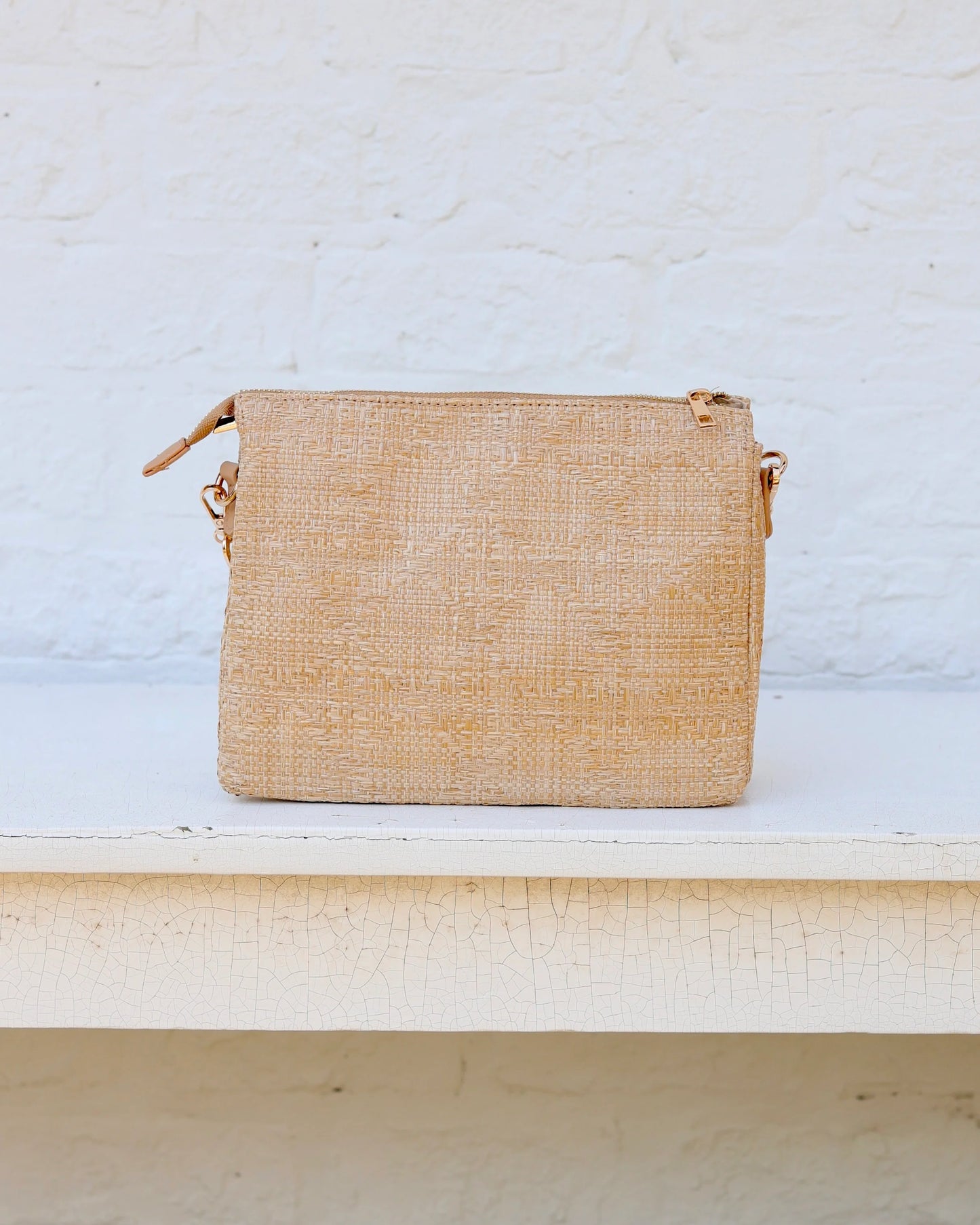 Ariana Crossbody | Natural Lattice