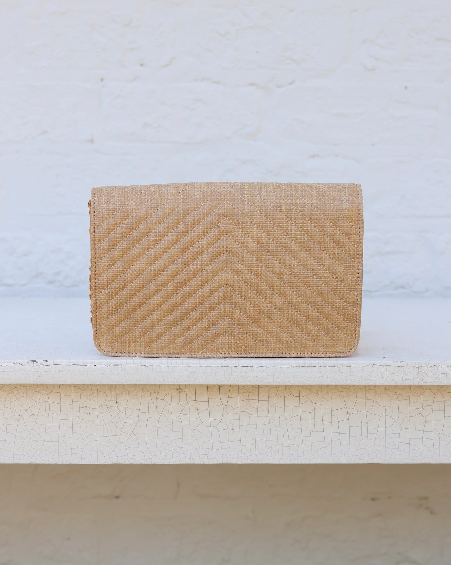 Bryn Clutch/Crossbody | Natural VQ