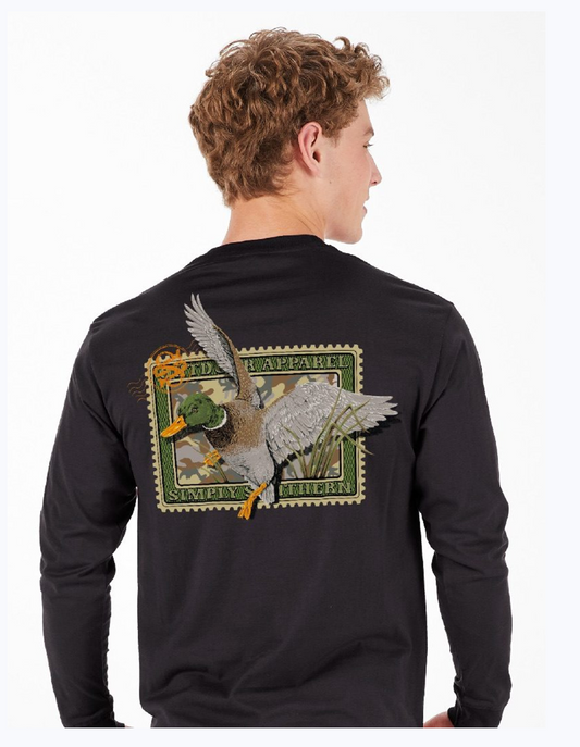 Simply Southern duck stamp Youth long Sleeve Shirt