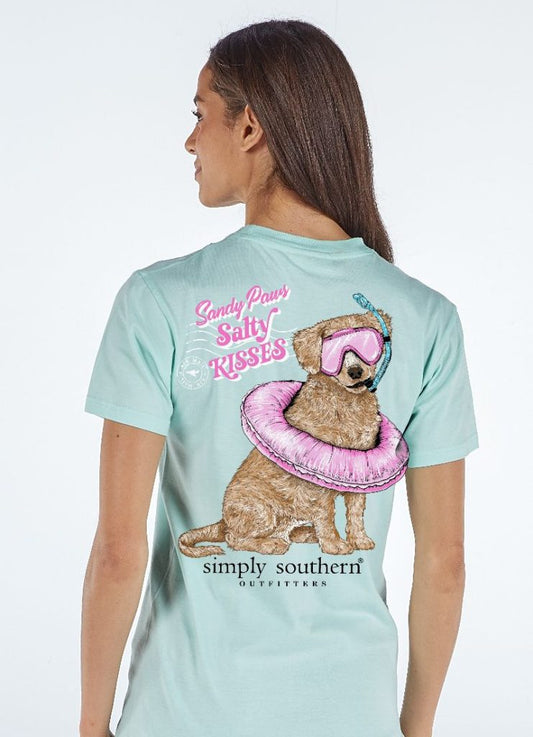 Simply Southern “paws” Short Sleeve Tshirt
