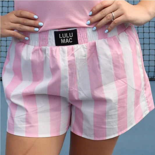 LULU MAC -LIGHT PINK DARBY BOXER SHORT
