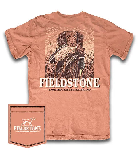 Fieldstone Fetch 'Em Up Pocket Tee