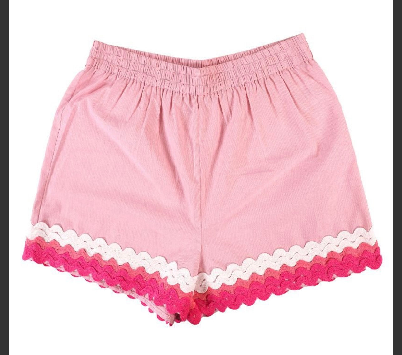 Ricrac pink  simply southern shorts