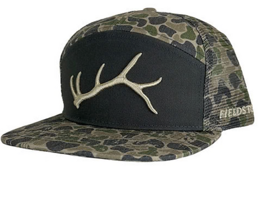 Fielstone 7 Panel Backwoods Shadow Shed Camo Hat