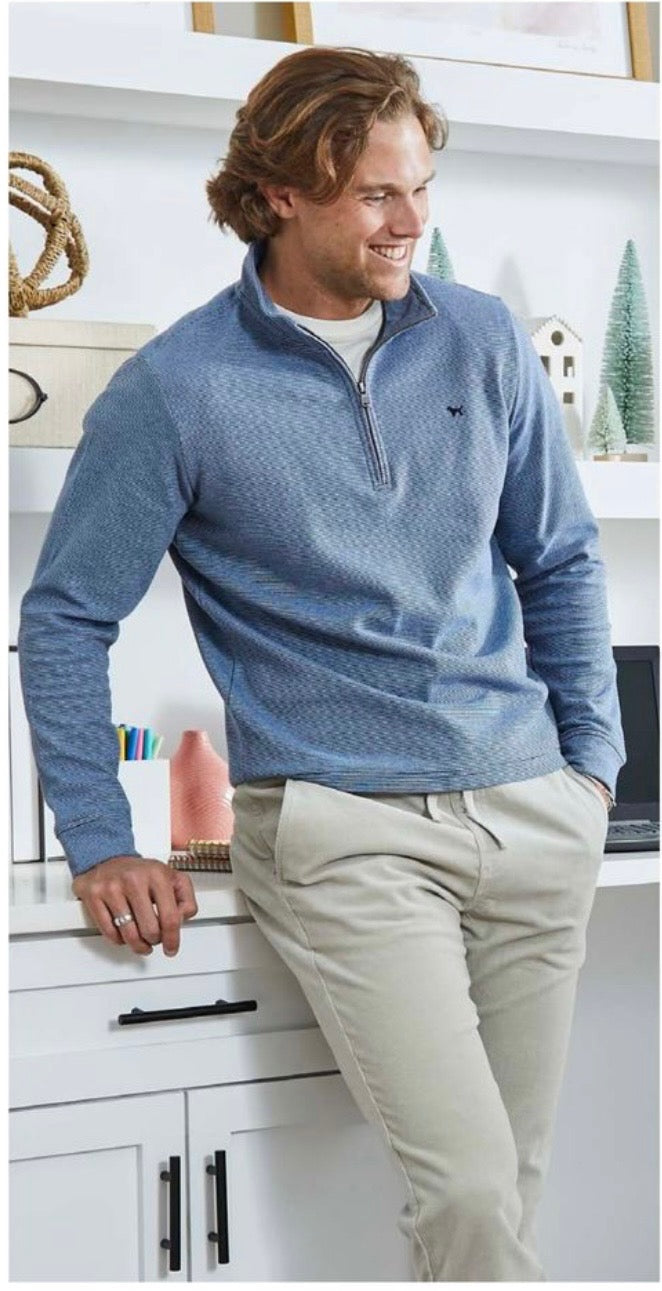 Men’s Simply Southern Quarter Zip - NAVY