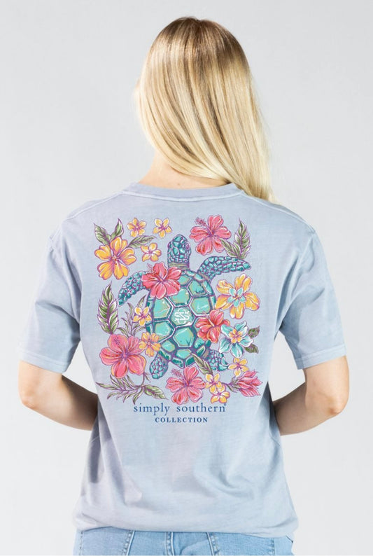 Simply southern mineral washed turtle tshirt
