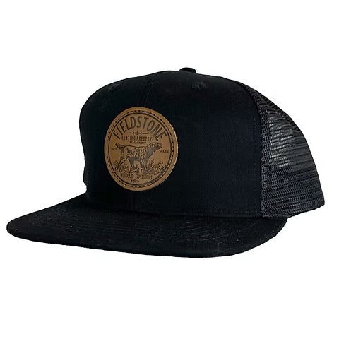 Black Preserve Circle Patch Hat