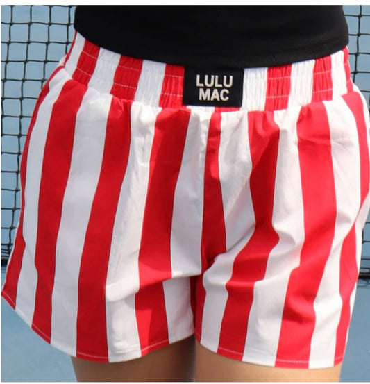 LULU MAC -RED DARBY BOXER SHORT