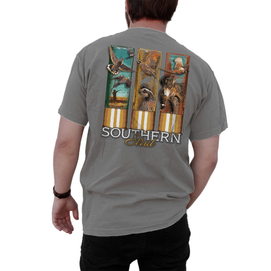SHOTGUN BIRD HUNT – SOUTHERN STRUT WINGS & SHELLS TEE