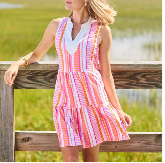Simply striped pink Newport dress