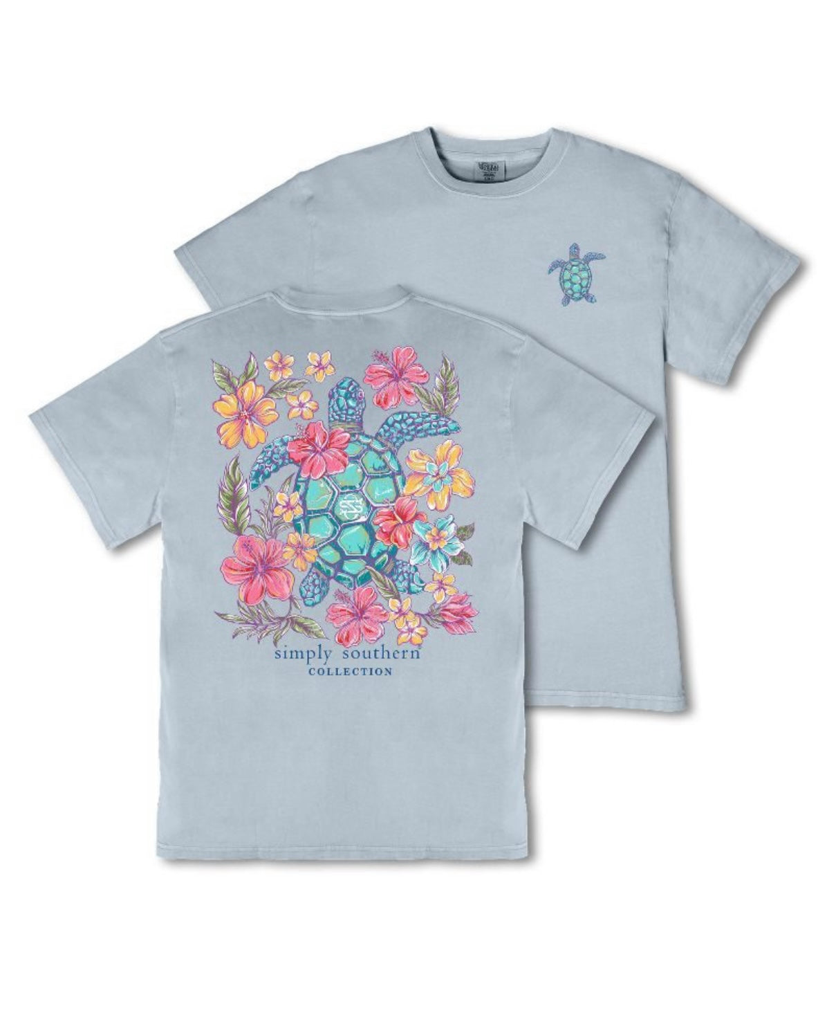 Simply southern mineral washed turtle tshirt