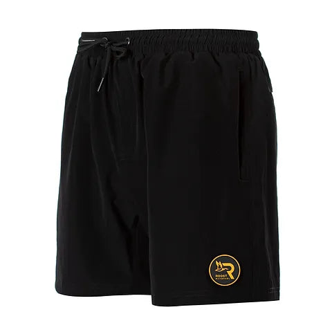 Roost black Active Shorts 5.5"