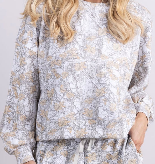 Simply Southern Laney Camo Pullover