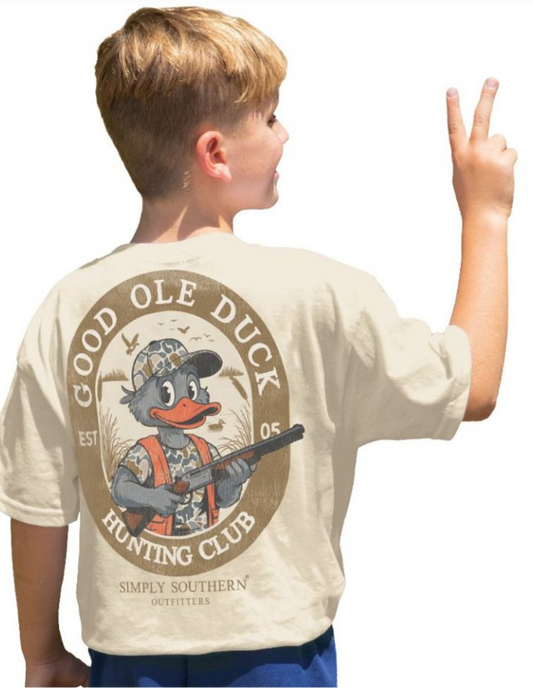 Simply Southern Youth "Duck" Short Sleeve Tee