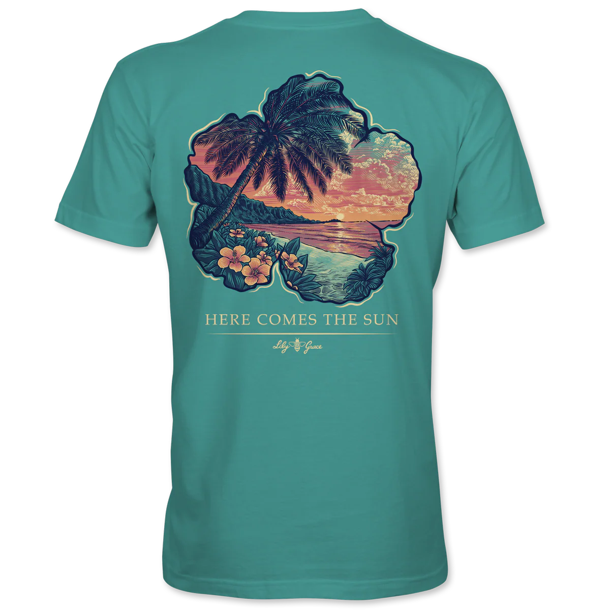 Lily Grace | hibiscus scene Tee
