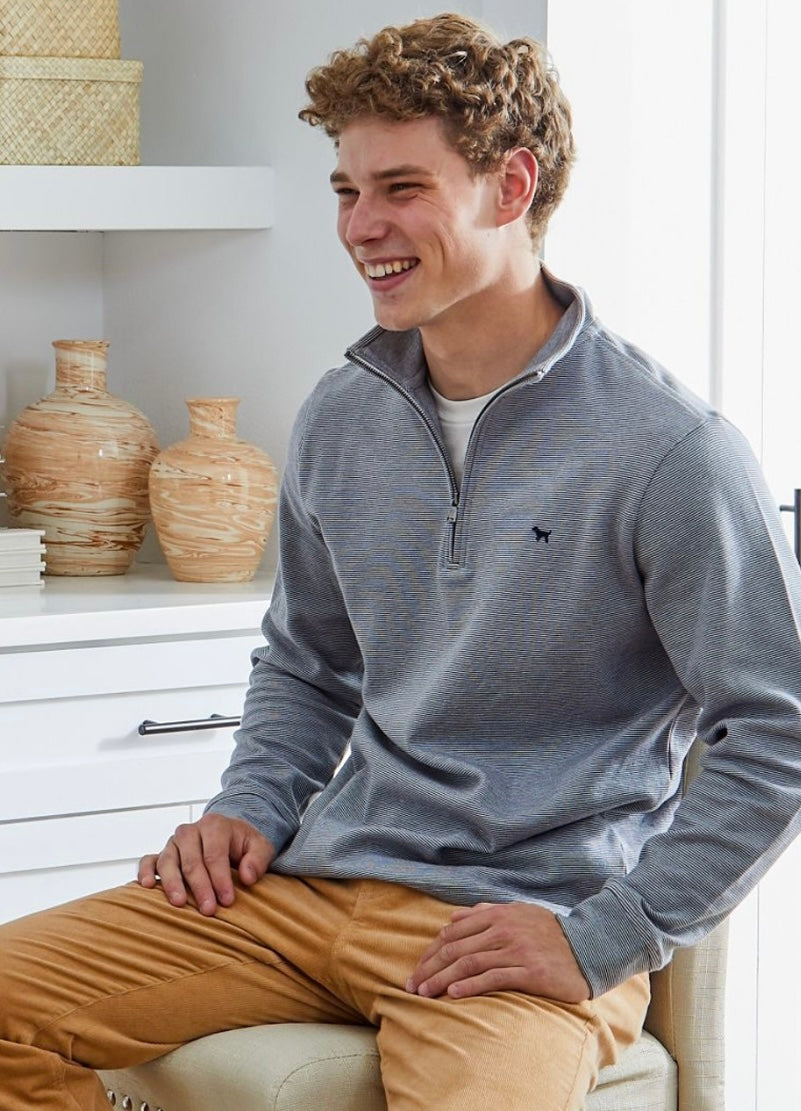 Men’s Simply Southern Quarter Zip - GRAY