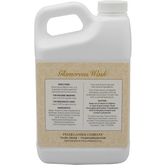 TYLER CANDLES - GLAMOROUS WASH LAUNDRY DETERGENT 32oz